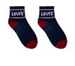 Levi's李維斯兒童中筒襪3雙裝多色拼接襪子 深靛藍 3雙 9-12歲 【襪底長(cháng)20-22cm】 曬單實(shí)拍圖