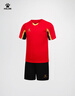 卡爾美（KELME）新款足球服青少年透氣吸汗學(xué)生比賽隊(duì)服球衣空板可定制 紅色 140CM 曬單實(shí)拍圖