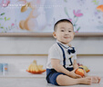 G. DUCKKIDS嬰兒衣服包屁衣嬰兒夏季男寶寶周歲禮服夏裝小紳士假兩件短爬6-12 周歲紳士服 90cm 曬單實(shí)拍圖