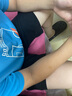 361°兒童短褲夏季男女童3-12歲透氣運(yùn)動(dòng)褲梭織五分褲 黑 160 曬單實(shí)拍圖