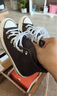 匡威（Converse）官方 1970S男女復(fù)古牛皮革高幫運(yùn)動(dòng)休閑板鞋A10154C A10154C 40 曬單實(shí)拍圖