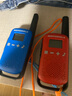 摩托羅拉（Motorola）麥當勞對講機高替TALKABOUT T42公眾對講機 兒童對講機露營娛樂 戶外旅行 免執(zhí)照兩只裝【紅+藍】 曬單實拍圖