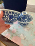 劉建鋒窯瓷貝貝青花纏枝蓮蓋碗景德鎮(zhèn)高端茶具套裝純手工泡茶碗茶杯送禮 劉建鋒仿清纏枝蓮壓手杯+蓋碗 曬單實(shí)拍圖
