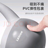 樂系（lexi）軟壺鈴男健身家用練臀軟式壺鈴運(yùn)動力量訓(xùn)練提壺啞鈴 8公斤高級灰 曬單實(shí)拍圖