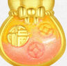 周大生腕美小福袋轉(zhuǎn)運(yùn)珠果凍琺瑯足金手鏈七夕送女友禮物 福多多 1.1g 曬單實(shí)拍圖