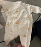 童泰（TONGTAI）嬰兒連體衣春秋季純棉新生兒衣服初生寶寶蝴蝶哈衣爬服滿月服 曬單實(shí)拍圖