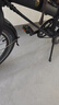 EROADE德國自行車折疊腳踏板山地車鋁合金防滑加寬通用騎行腳蹬帶反光片 黑【折疊款】【左右一對】帶工具 曬單實拍圖