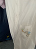 babycare桑蠶絲寶寶連體衣新生兒衣服包屁衣嬰兒爬服 月光白  90cm 曬單實拍圖