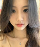 老鳳祥四葉草莫桑鉆銀項鏈手鏈套裝七夕情人節生日禮物女生送女朋友輕奢 四葉草莫桑石項鏈手鏈+品牌禮盒 曬單實(shí)拍圖