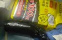利得 背心垃圾袋100只單面0.8絲黑色 50*60cm大號(hào)家用辦公手提垃圾袋 曬單實(shí)拍圖