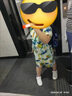 皮爾卡丹（pierre cardin）童裝男童套裝夏季2025新款兒童印花短袖休閑花襯衫沙灘服兩件套潮 綠色 130 尺碼7~8歲【120-130cm】 曬單實(shí)拍圖