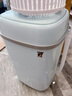 小鴨小型半自動單桶迷你洗衣機 嬰兒小洗衣機  內(nèi)衣褲洗衣機  家用宿舍洗襪子神器WPZ1568XL 1.5公斤復(fù)古藍+經(jīng)典款 曬單實拍圖
