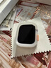 久風(fēng)品牌原裝適用Applewatch10硅膠表殼s10防摔鎧甲s9磨砂軟殼s8創(chuàng)意漸變s7男女保護殼s6/5/4小眾個性 半透明 適用iwatch S10【46MM表盤】 曬單實拍圖