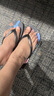 黑瑪（Hotmarzz）人字拖女防滑防臭軟底拖鞋夏季外穿涼拖鞋居家拖鞋耐磨花卉印花 黑色 36 (235mm) 曬單實(shí)拍圖