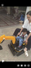童初贊兒童電動挖掘機可坐人玩具遙控可挖土2-9歲工程車大型超大號1歲 黃色775電機24V10A電瓶皮座 曬單實拍圖