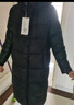 鴨鴨（YAYA）極寒羽絨服女厚款冬季連帽長(zhǎng)款過膝加厚防寒東北外套【充絨320g】 黑色（帽子可拆卸） M 160 曬單實(shí)拍圖