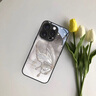 丁域適用蘋果17promax手機(jī)殼新款全包玻璃iPhone16pro帶掛繩高級(jí)感蝴蝶15網(wǎng)紅女防摔保護(hù)套 水墨仙仙蝶粉 iPhone 16 pro 曬單實(shí)拍圖