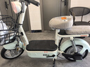 綠源電動(dòng)自行車小福星【4塊鉛酸電池-續(xù)航60km】LED透鏡大燈鋼絲輪胎家用電動(dòng)車液冷電機(jī)保十年 沙淡綠 曬單實(shí)拍圖