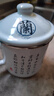 拓登峰搪瓷泡茶杯喝水杯子老式大茶缸子不銹鋼包邊琺瑯搪瓷杯可加熱奶杯茶杯古典古風(fēng)梅花竹子菊花 傲雪梅 富貴蘭 口內(nèi)徑12cm【1200ml】 曬單實(shí)拍圖