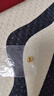 六桂福珠寶中秋禮黃金吊墜 貓眼珠 3D硬足金項鏈女 SD0600380 配銀鏈 0.28g 曬單實拍圖
