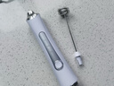 翰鷗斐咖啡打泡器攪拌棒電動(dòng)奶泡機(jī)小型牛奶奶蓋打發(fā)器打奶泡起泡器l 旗艦白【type-c充電】銅芯電機(jī) 曬單實(shí)拍圖