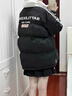CTOX國潮牌韓系穿搭外套女款冬季oversize加厚棉衣棉服棉襖 黑色  L 建議120-140斤 曬單實拍圖