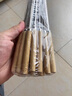 JCZS德國(guó)品牌燒烤簽子304不銹鋼羊肉串烤肉鐵簽子木柄串串簽擼串工具 2.8木把扁簽長(zhǎng)40【50支/份】 曬單實(shí)拍圖