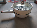 MorningSo電炒鍋多功能一體電鍋炒菜多用途鍋炒煮煎燉蒸一體不粘鍋電煮鍋電火鍋電熱鍋2025新款電磁爐鍋煮飯 5.5L 蒸籠款32cm【3-8人用】 智能款大功率600W-1800W 曬單實(shí)拍圖