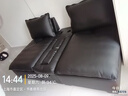法莎蒂云朵沙發(fā)可躺可睡九層糕豆腐塊懶人可移動(dòng)靠背無扶手沙發(fā) 2米單人位+單人位+邊幾 【豪華版】頭層牛皮(記憶棉顆粒+竹炭海綿) 曬單實(shí)拍圖