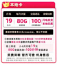 中國電信流量卡全國通用無合約手機(jī)卡純流量上網(wǎng)卡不限速大王卡本地歸屬地學(xué)生電話卡 錦鯉卡丨19元80G全國流量 首月免費(fèi) 超值套餐 曬單實(shí)拍圖