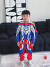 奧特曼男童奧特曼衣服春秋發(fā)光套裝兒童男孩帥氣小孩洋氣賽羅蜘蛛俠童裝 【賽羅】（發(fā)光眼鏡胸燈） 套裝 120 【建議身高110-120cm】 曬單實拍圖