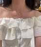 QUEENSUN18K金培育鉆石牛頭女士項(xiàng)鏈六爪鎖骨鏈吊墜生日禮物送女友送老婆 銀 六爪項(xiàng)鏈 曬單實(shí)拍圖