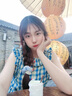沂懿連衣裙裙子女夏季2025新款小個(gè)子氣質(zhì)長(zhǎng)裙韓版遮肚子女裙度假風(fēng) 飛飛袖背心連衣裙【藍(lán)格】 均碼 曬單實(shí)拍圖