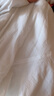無印良品（MUJI）女式 漢麻水洗襯衫領(lǐng)長(zhǎng)袖襯衫女士襯衣外套外衣 25年夏季女裝上衣 白色 M （160/84A） 曬單實(shí)拍圖