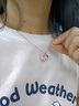 周大金 CHOW TAI KING輕奢鉆石小狗手鏈女生高端鑲鉆項鏈七夕情人節(jié)生日禮物送女友老婆 鉆石小狗套裝【順豐+刻字】 曬單實(shí)拍圖