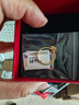 中國黃金（CHINA GOLD）黃金戒指山茶花戒指5D硬金足金活口素圈金戒指女送女友七夕禮物 【16圈號(hào)】約0.5g 曬單實(shí)拍圖