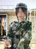 際華三五六五軍訓迷彩服套裝男女大學生軍訓服套裝夏季薄款上衣褲子草綠色服裝 灰迷【數(shù)碼】套裝(五件套) 175 曬單實拍圖