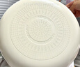 紅廚鈦陶瓷湯鍋24cm家用燉煮鍋燉鍋煲湯不粘鍋電磁爐 乳白色 24cm 曬單實(shí)拍圖