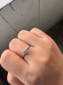 燮樂IGI證書PT950鉑金培育鉆石戒指人工人造鉆飾訂結婚情人節(jié)送女朋友 50分培育鉆石(D/VS1/3EX/N) 11號 曬單實拍圖