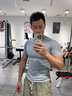 萊樞匯運動(dòng)短袖t恤男健身服跑步舉鐵健身戶(hù)外夏季男士運動(dòng)T恤顯壯上衣 【灰色】緊身衣短袖XL（130-145斤） 曬單實(shí)拍圖