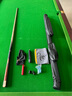 威利威利臺球桿小頭黑8球桿威力中式八球黑八斯諾克通桿中頭桿桌球桿 GM-1 3/4 桿桶套裝 11.5 曬單實拍圖