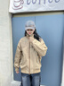 KAMA卡瑪復(fù)古洗水工裝夾克男女同款2025新款秋季寬松百搭防風(fēng)外套 卡其 S 曬單實(shí)拍圖