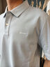 GANT/甘特【100%液氨棉】2025夏男士親膚T恤抗菌易打理短袖t恤POLO衫 晴空藍 XL 曬單實(shí)拍圖
