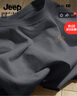 JEEP SPIRIT吉普t恤短袖男2026新款夏季復古簡(jiǎn)約衣服男士寬松重磅半袖男款 曬單實(shí)拍圖
