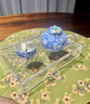 瀾春江故宮文創(chuàng)鎏銀茶具套裝青花風送長輩領導禮物生日禮物自用送禮喬遷 一壺兩杯（禮盒裝） 【高檔禮盒裝】 曬單實拍圖
