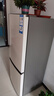 海爾（Haier）冰箱出品雙開門二門177升冰箱家用小型冰箱租房省電不占地冷藏冷凍兩用統(tǒng)帥家用小冰箱 以舊換新 177升雙門冰箱節(jié)能省電 兩天約用1度電 曬單實拍圖