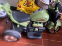 哈哈怪兒童電動(dòng)摩托車(chē)兒童摩托車(chē)3-6歲兒童電動(dòng)車(chē)玩具車(chē)可坐人兒童車(chē) 豪華綠|6V10電瓶+雙驅+遙控+挎斗 曬單實(shí)拍圖