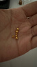 喜上眉梢喜飾黃金古法金珠999足金散珠硬金光面磨砂轉(zhuǎn)運珠路路通圣誕禮物 3mm 重工古法珠四顆  0.4g 曬單實拍圖