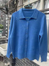 皮爾卡丹（pierre cardin）羊毛絨衫女毛衣翻領(lǐng)媽媽裝針織短款中年外套100純羊毛開(kāi)衫大碼 羅珀紅 M 曬單實(shí)拍圖