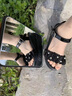 啄木鳥真皮厚底拖鞋女外穿感仙女風(fēng)涼2025夏季新款時尚網(wǎng)紅內(nèi)增高跟松糕 米色 34 女款 曬單實(shí)拍圖